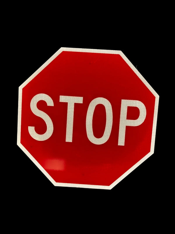 High Intensity Stop Sign 30 x 30