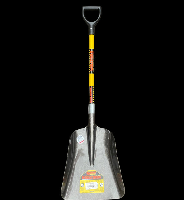 Fiberglass Short Handle Scoop Shovel