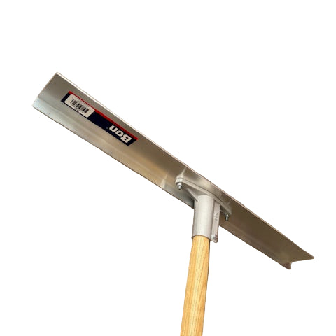 30" Non Serrated, 6' Wooden Handle