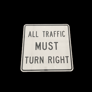 All Traffic Must Turn Right