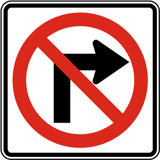 No Right Turn Symbol (24x24)